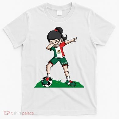 Mexico Soccer Girl Dabbing T-Shirt