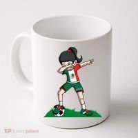Mexico Soccer Girl Dabbing Coffee Mug thumb 0