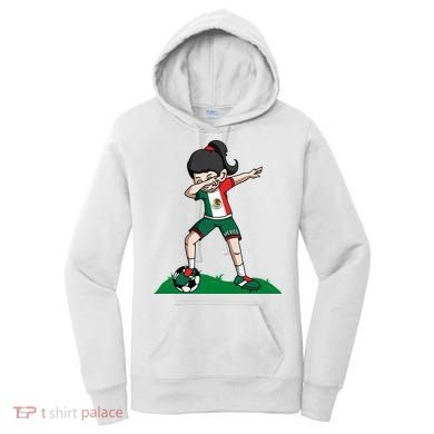 Mexico Soccer Girl Dabbing Women's Hoodie