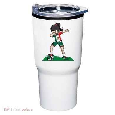 Mexico Soccer Girl Dabbing Tumbler