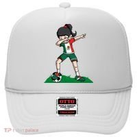 Mexico Soccer Girl Dabbing Hat thumb 0