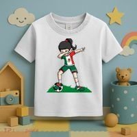 Mexico Soccer Girl Dabbing Toddler T-Shirt thumb 3