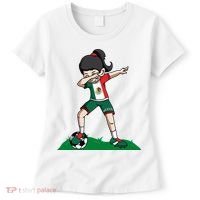 Mexico Soccer Girl Dabbing Women's T-Shirt thumb 0