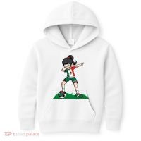 Mexico Soccer Girl Dabbing Kids Hoodie thumb 0