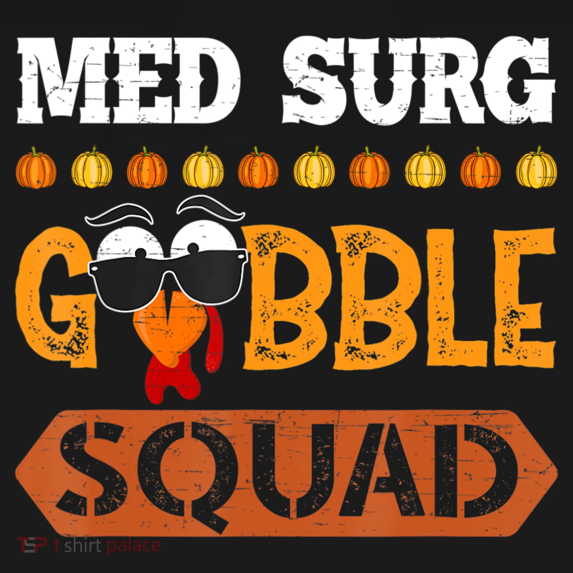 Med Surg Gobble Squad Medical Surgical Nurse Rn Thanksgiving Women's Tank Top