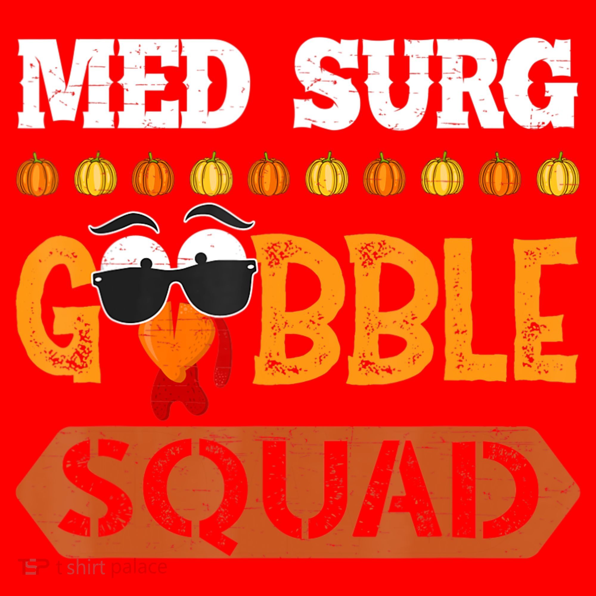Med Surg Gobble Squad Medical Surgical Nurse Rn Thanksgiving Santa Hat