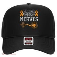 Multiple Sclerosis Gets On My Nerves Awareness Orange Hat thumb 0