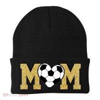 Mom Soccer Gift For Sports Moms Beanie thumb 0
