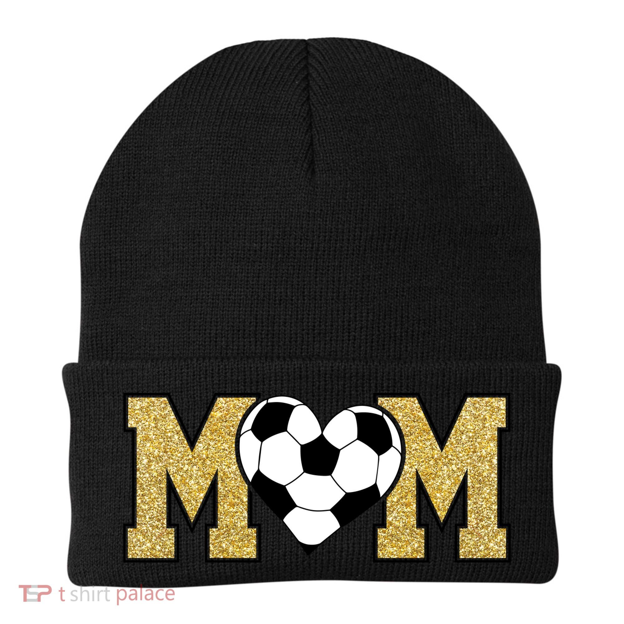 Mom Soccer Gift For Sports Moms Beanie