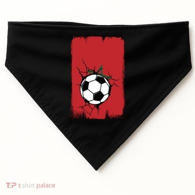 Morocco Soccer Gift USA-Made Doggie Bandana