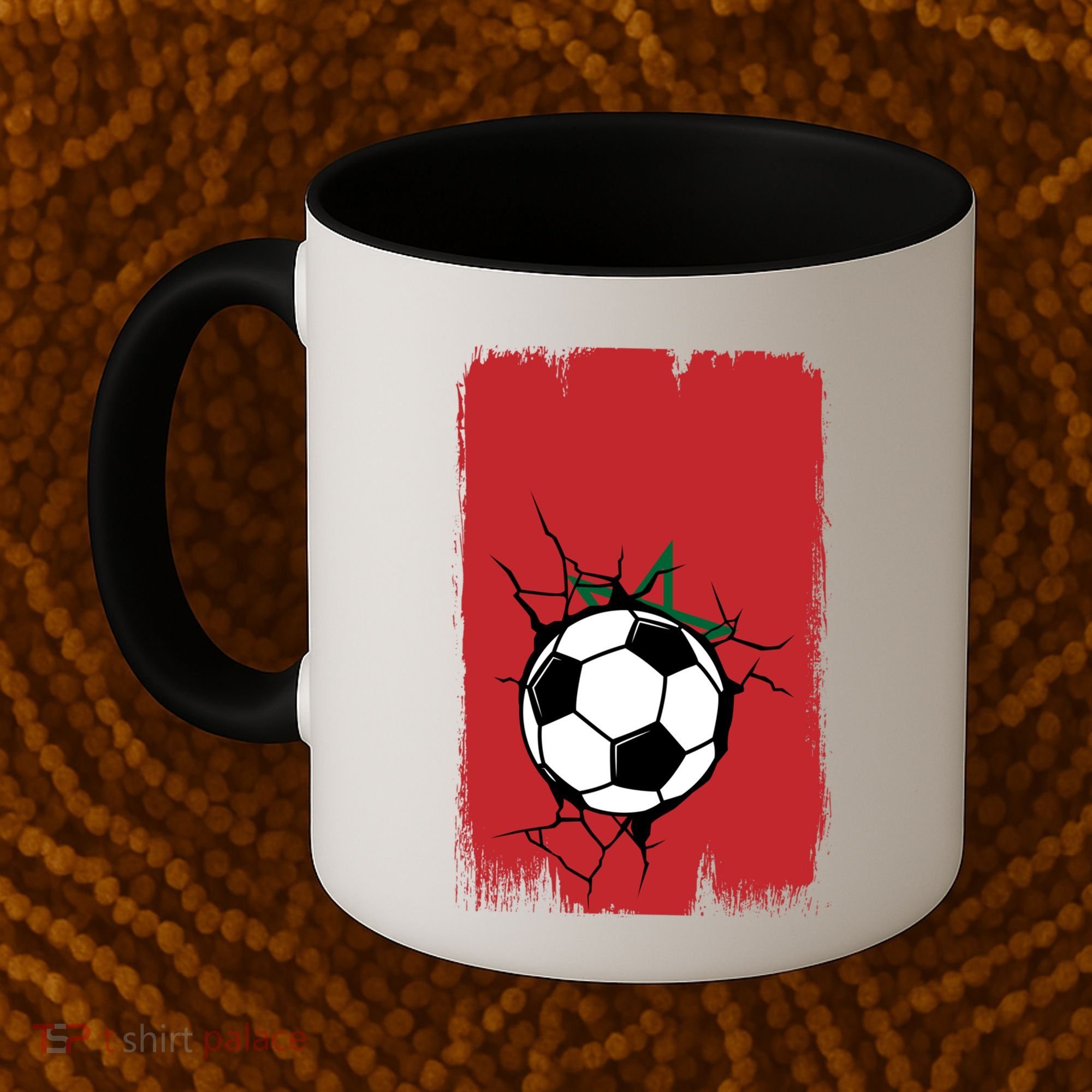 Morocco Soccer Gift Coffee Mug