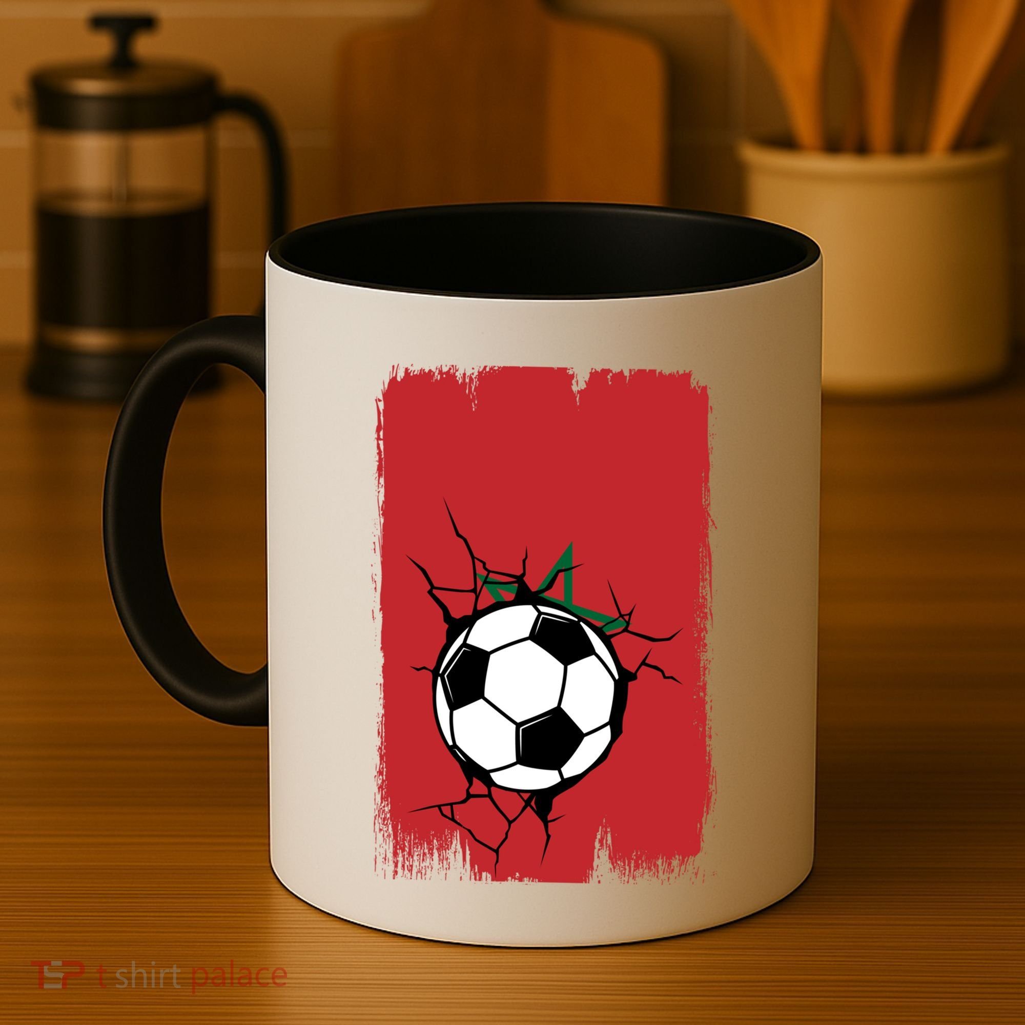 Morocco Soccer Gift Coffee Mug