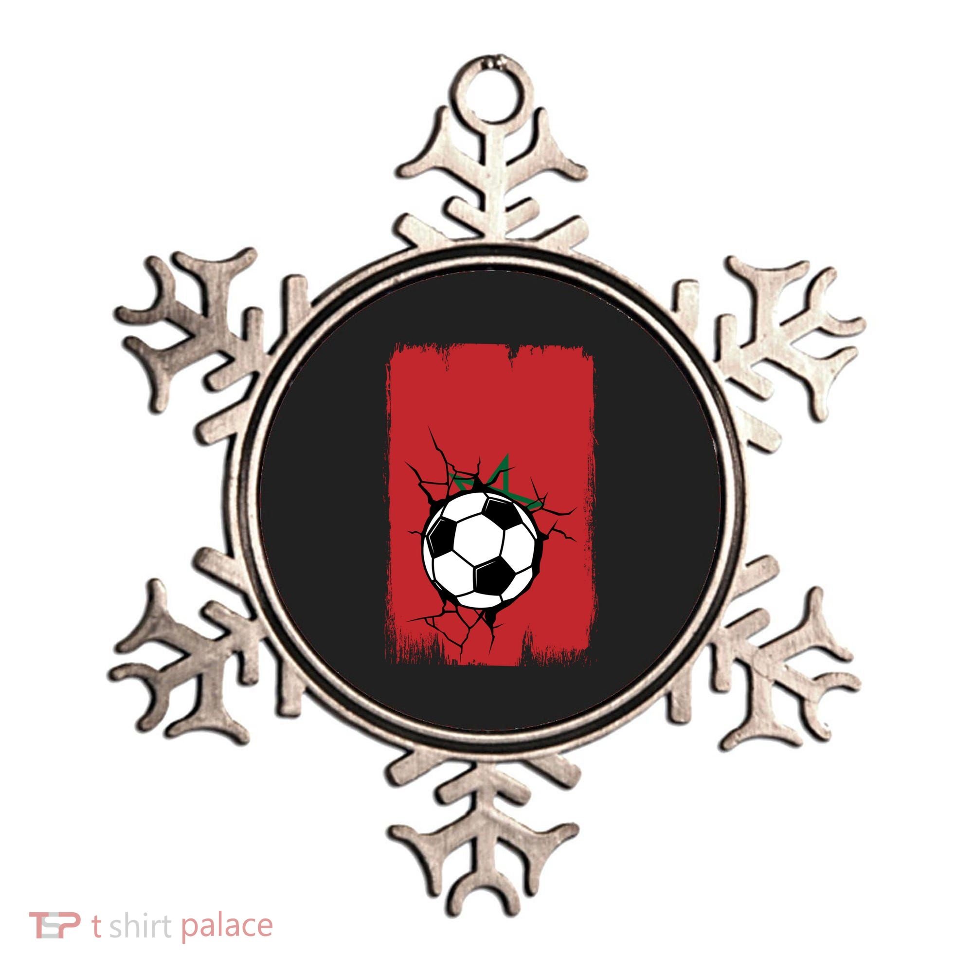 Morocco Soccer Gift Ornament
