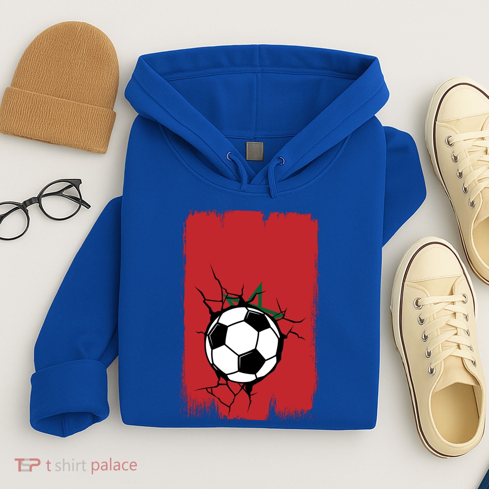 Morocco Soccer Gift Hoodie