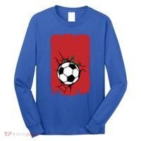Morocco Soccer Gift Long Sleeve Shirt thumb 0