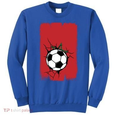 Morocco Soccer Gift Sweatshirt