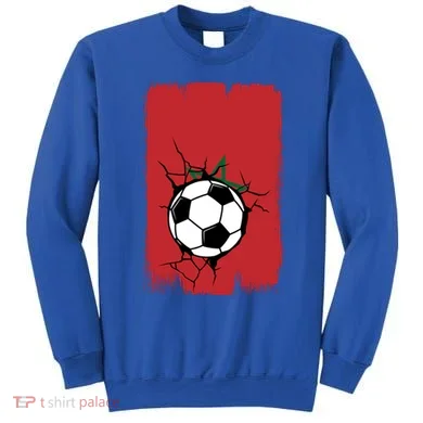 Morocco Soccer Gift Sweatshirt