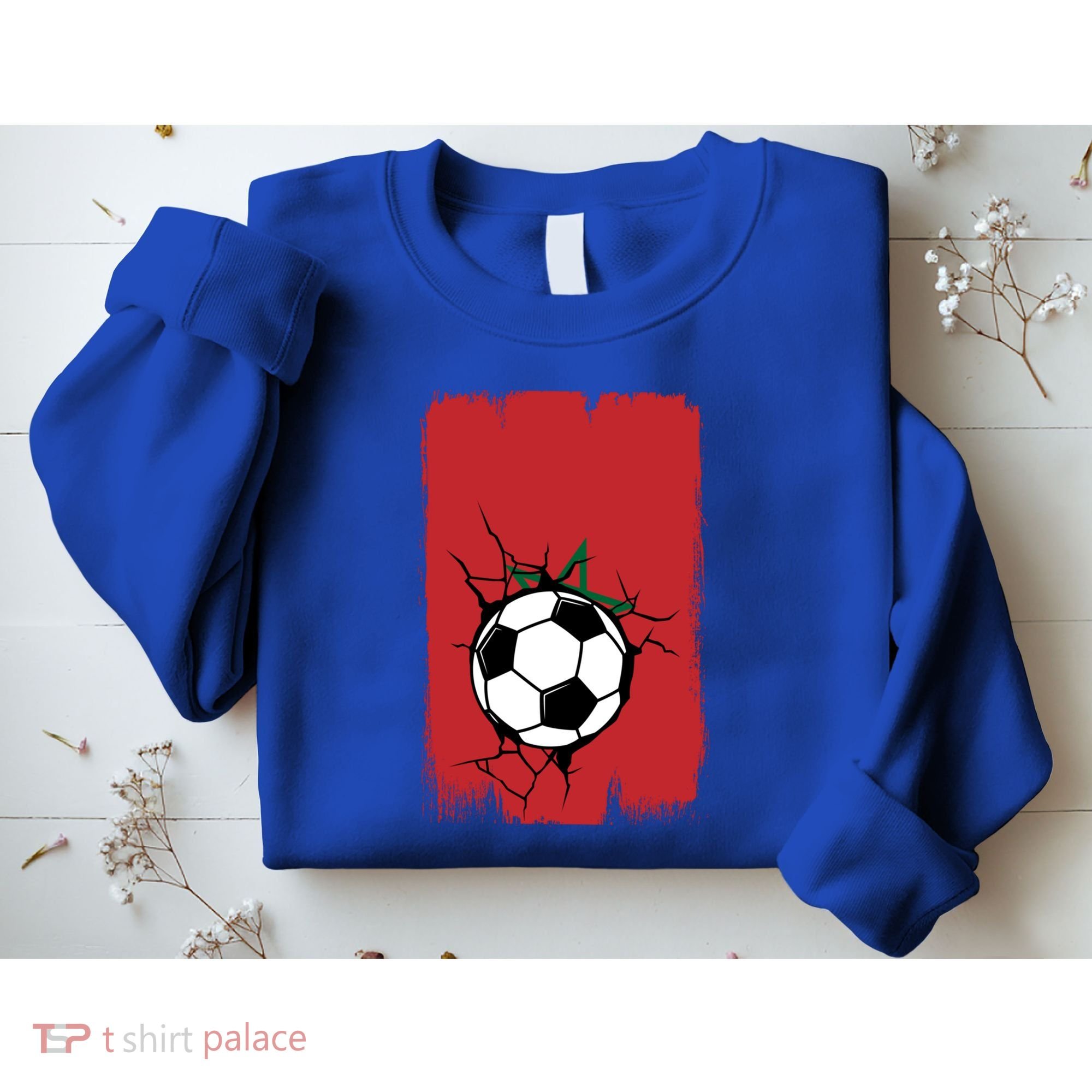 Morocco Soccer Gift Sweatshirt