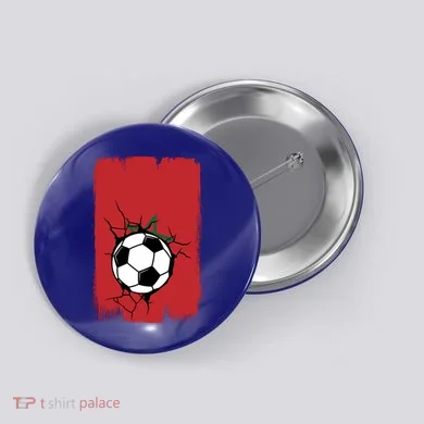 Morocco Soccer Gift Button