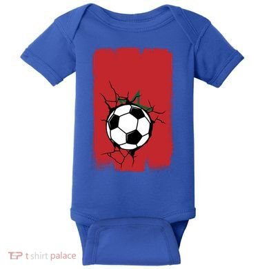 Morocco Soccer Gift Baby Bodysuit