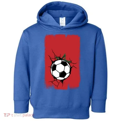Morocco Soccer Gift Toddler Hoodie