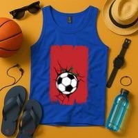Morocco Soccer Gift Tank Top thumb 4