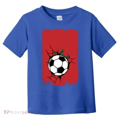 Morocco Soccer Gift Toddler T-Shirt