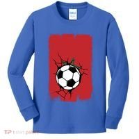 Morocco Soccer Gift Kids Long Sleeve Shirt thumb 0