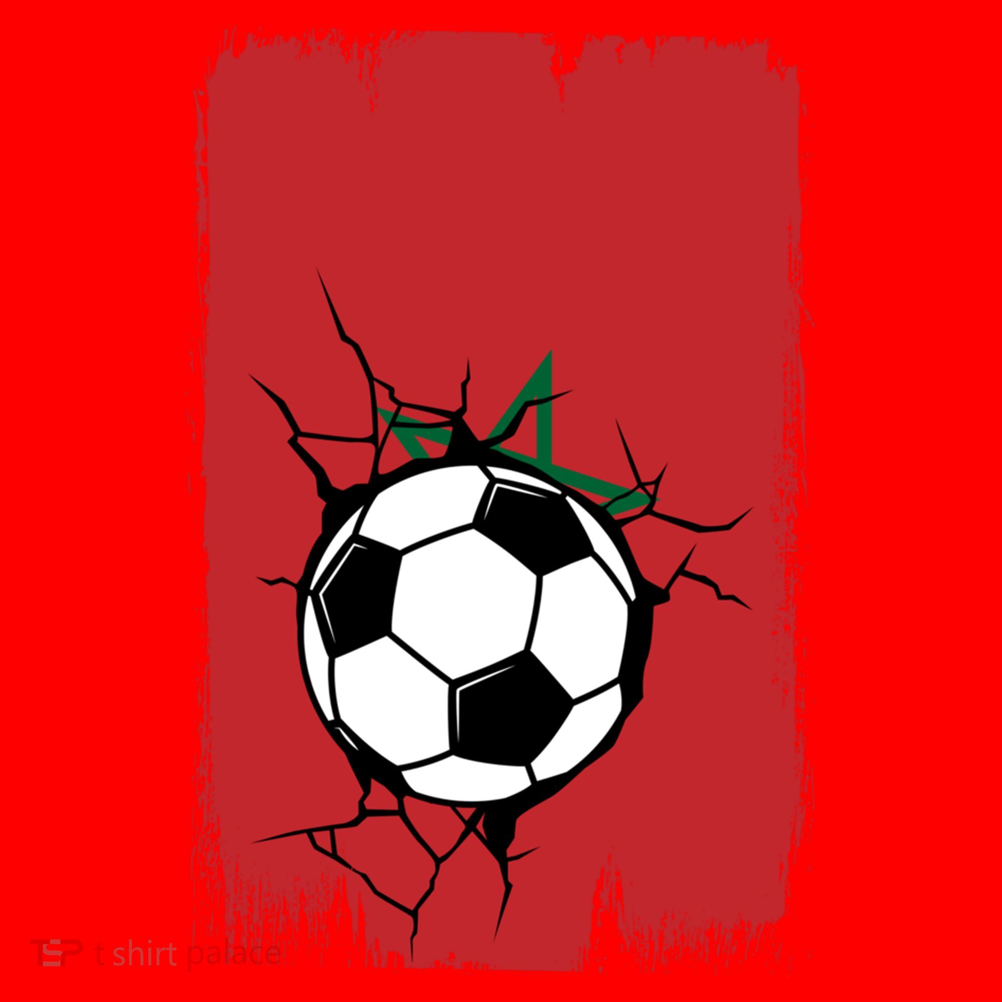 Morocco Soccer Gift Santa Hat