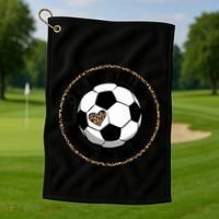 My Soccer Grammy Voice Grammy Of A Soccer Player Grammy Gift Golf Towel thumb 1