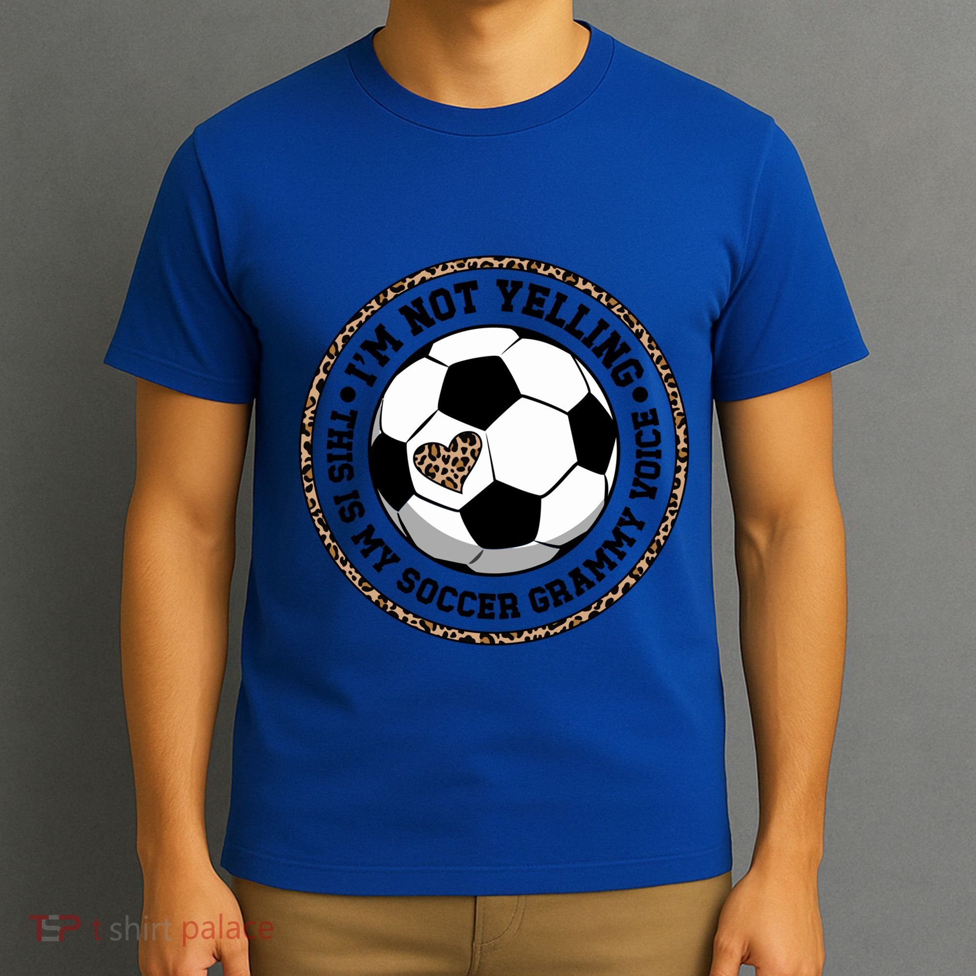 My Soccer Grammy Voice Grammy Of A Soccer Player Grammy Gift T-Shirt