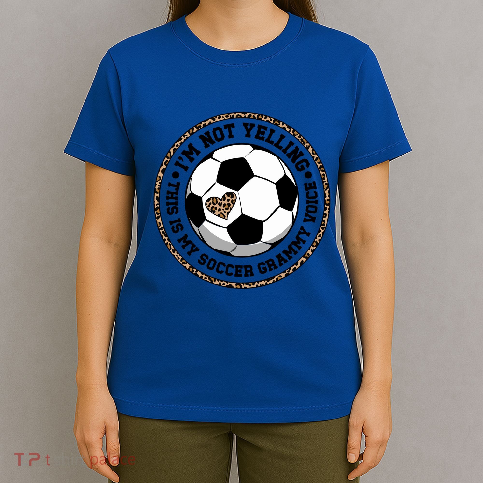 My Soccer Grammy Voice Grammy Of A Soccer Player Grammy Gift T-Shirt