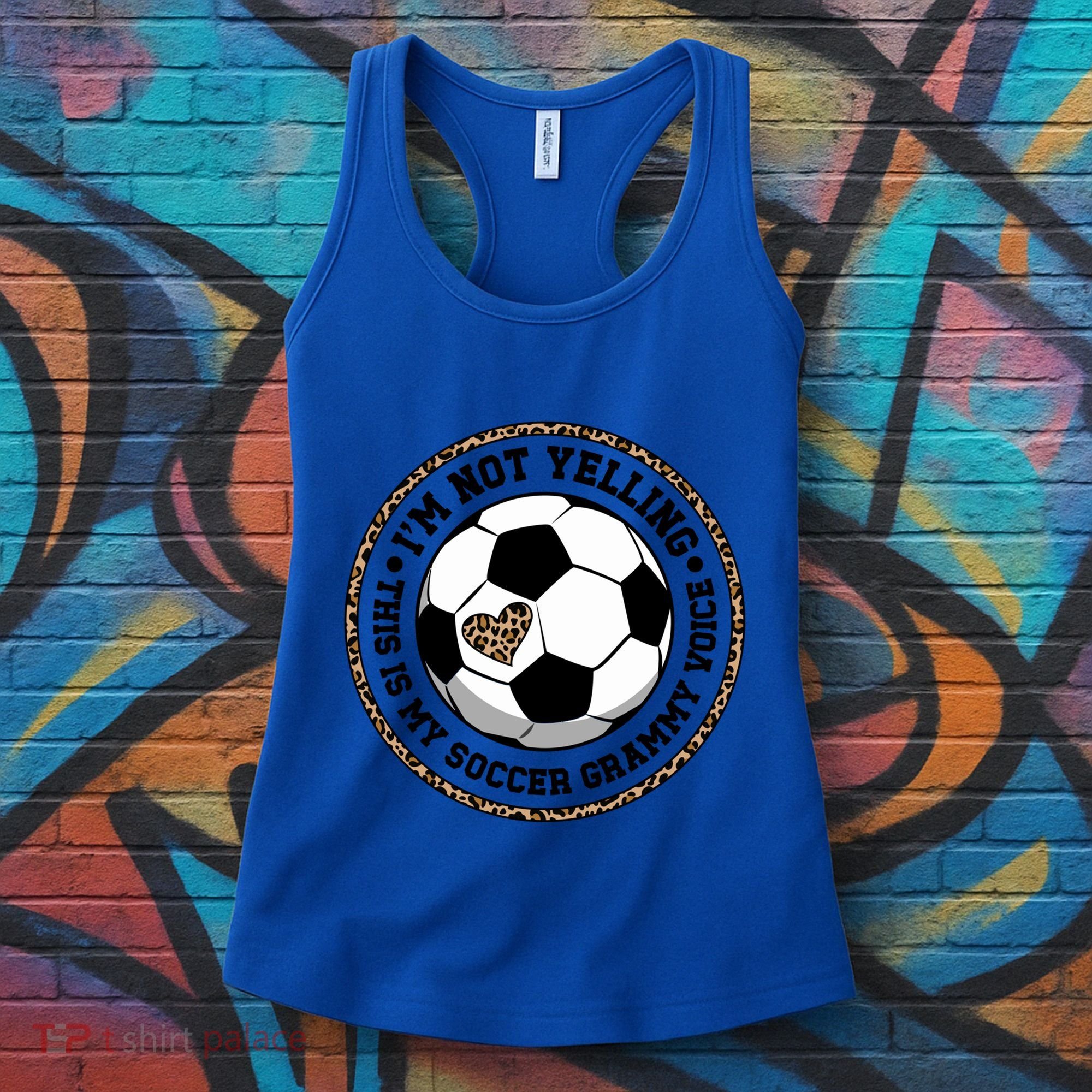 My Soccer Grammy Voice Grammy Of A Soccer Player Grammy Gift Women's Tank Top