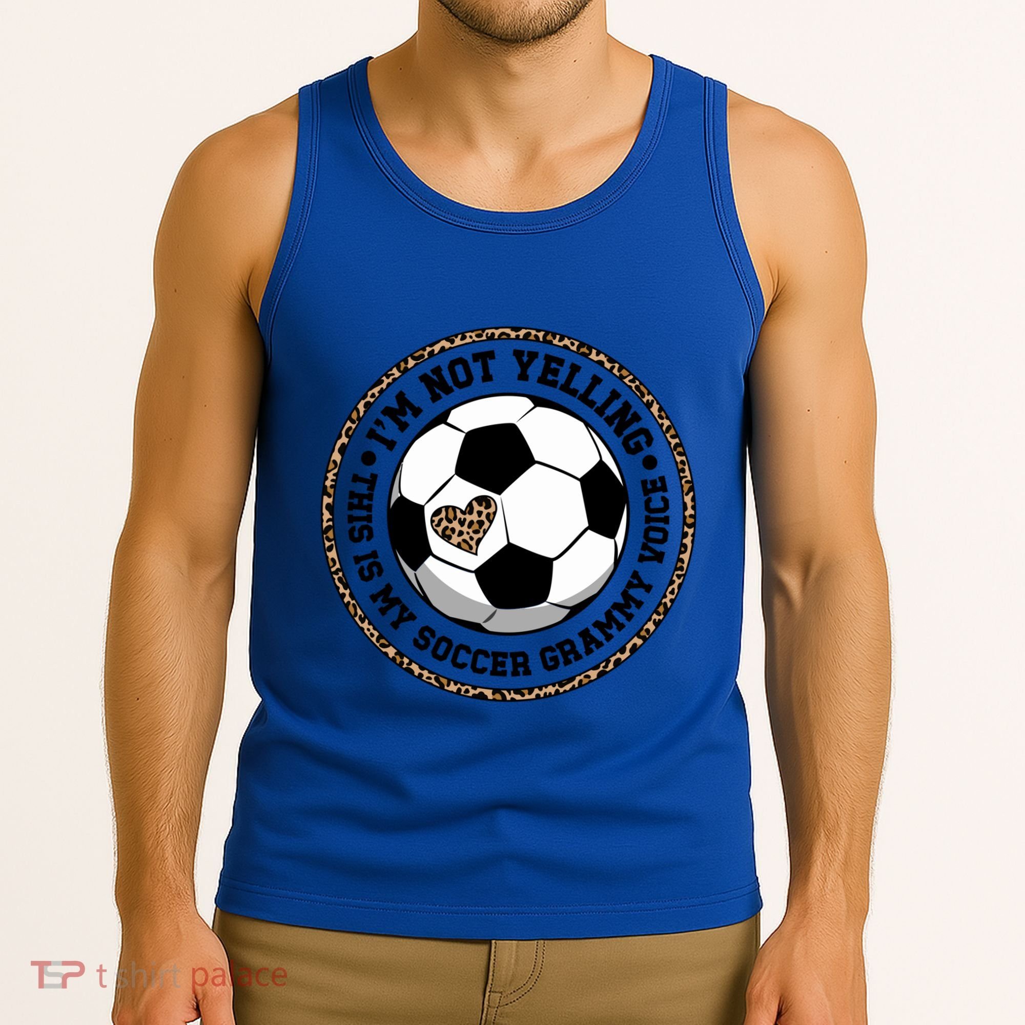 My Soccer Grammy Voice Grammy Of A Soccer Player Grammy Gift Tank Top