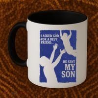 God Sent Me My Son Coffee Mug thumb 2