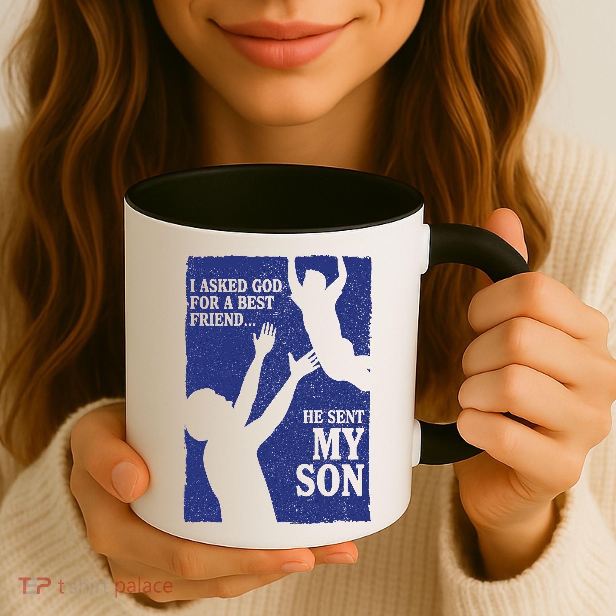 God Sent Me My Son Coffee Mug