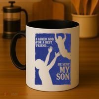 God Sent Me My Son Coffee Mug thumb 4