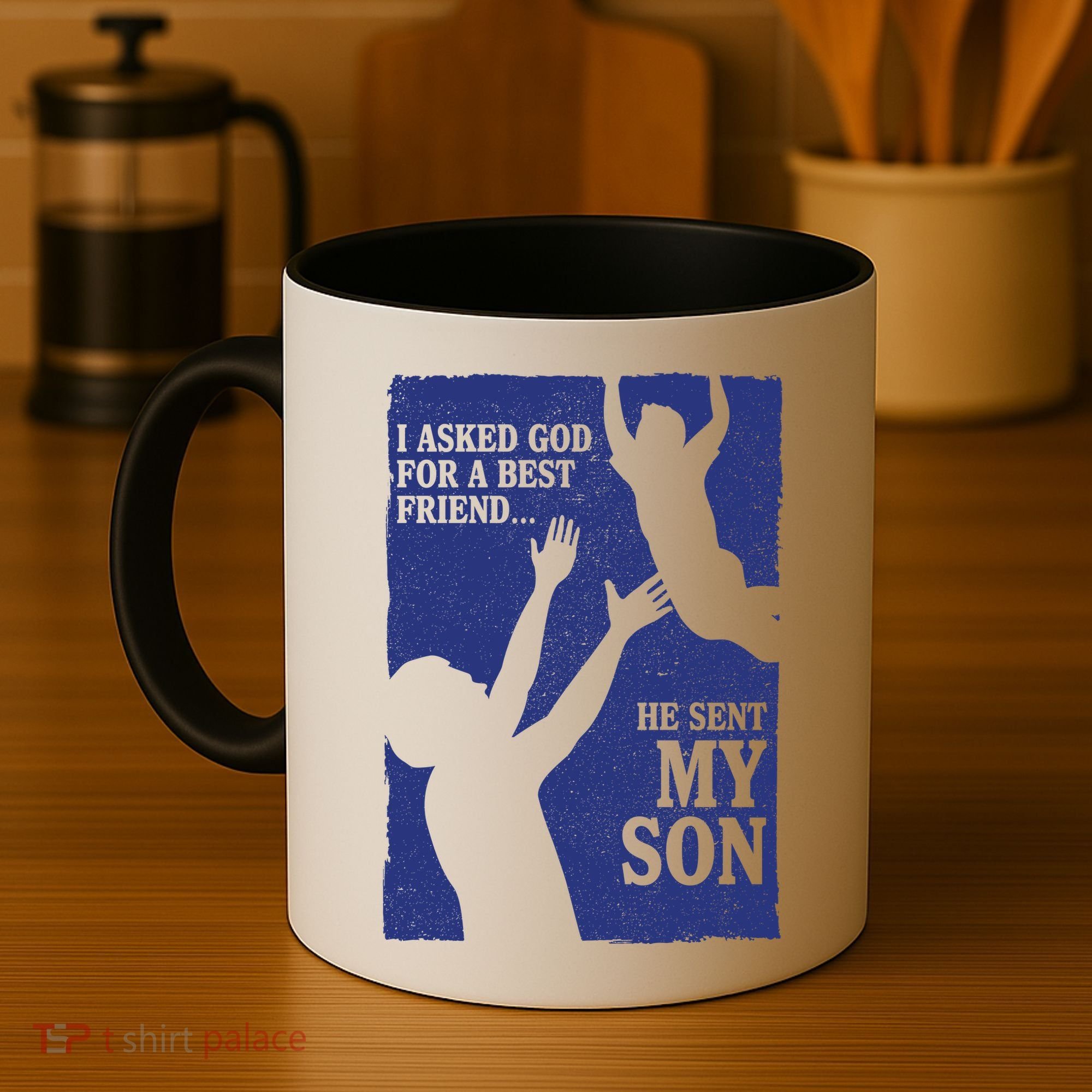 God Sent Me My Son Coffee Mug