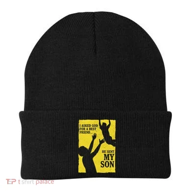 God Sent Me My Son Beanie