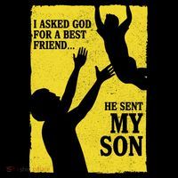God Sent Me My Son Coaster thumb 2