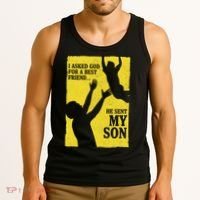 God Sent Me My Son Tank Top thumb 3