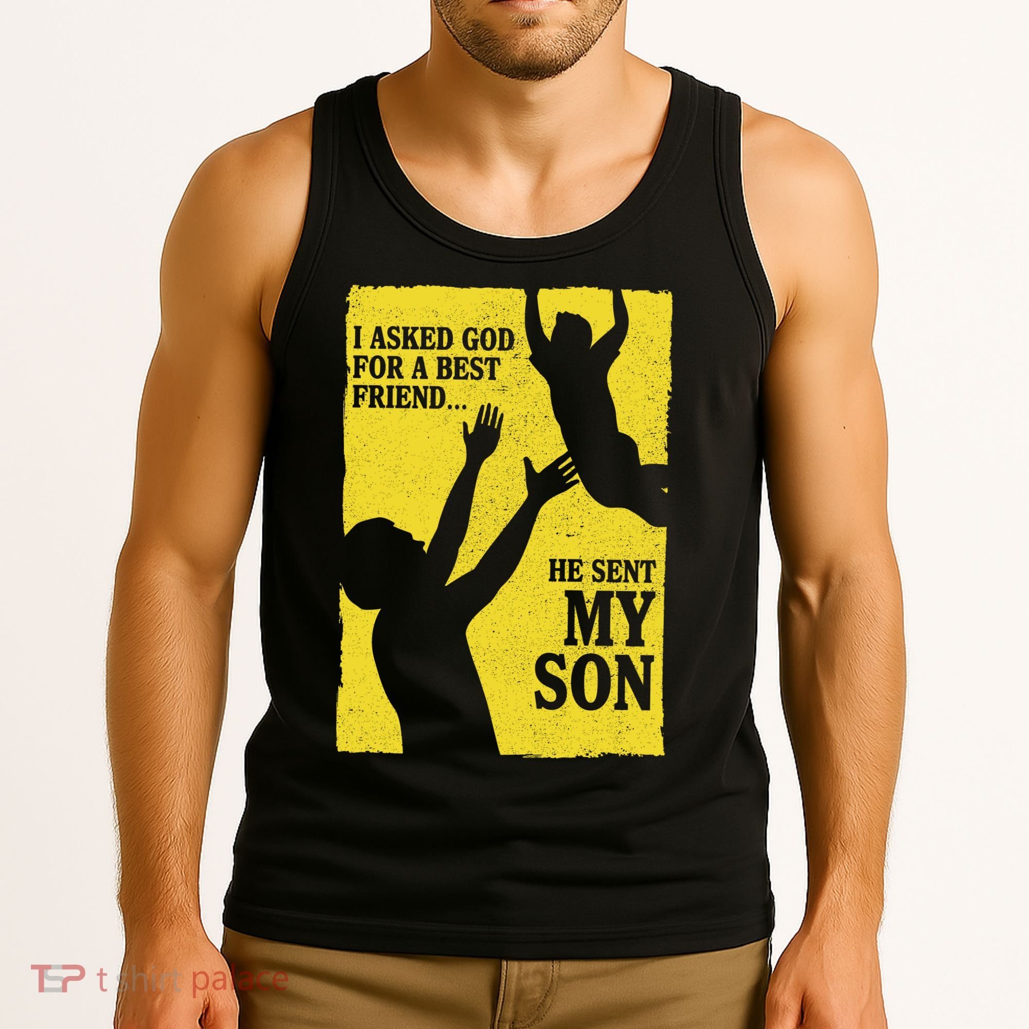 God Sent Me My Son Tank Top