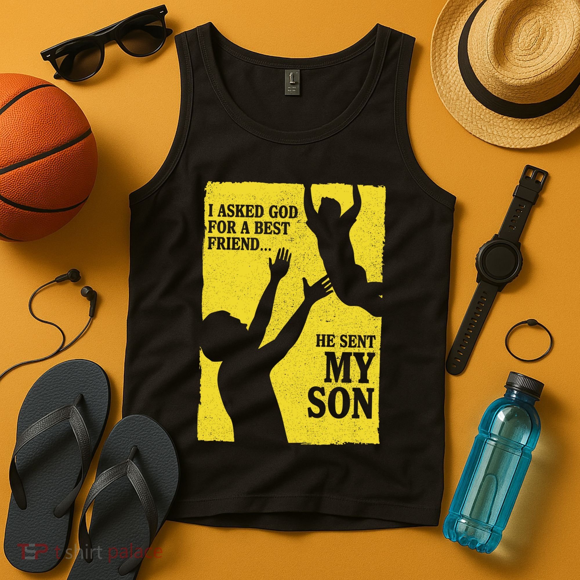 God Sent Me My Son Tank Top