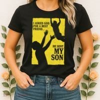 God Sent Me My Son Women's T-Shirt thumb 2