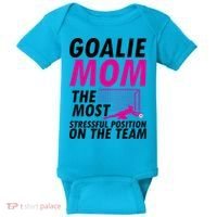 Mom Soccer Goalie Keeper Soccer Mom Meaningful Gift Baby Bodysuit thumb 0