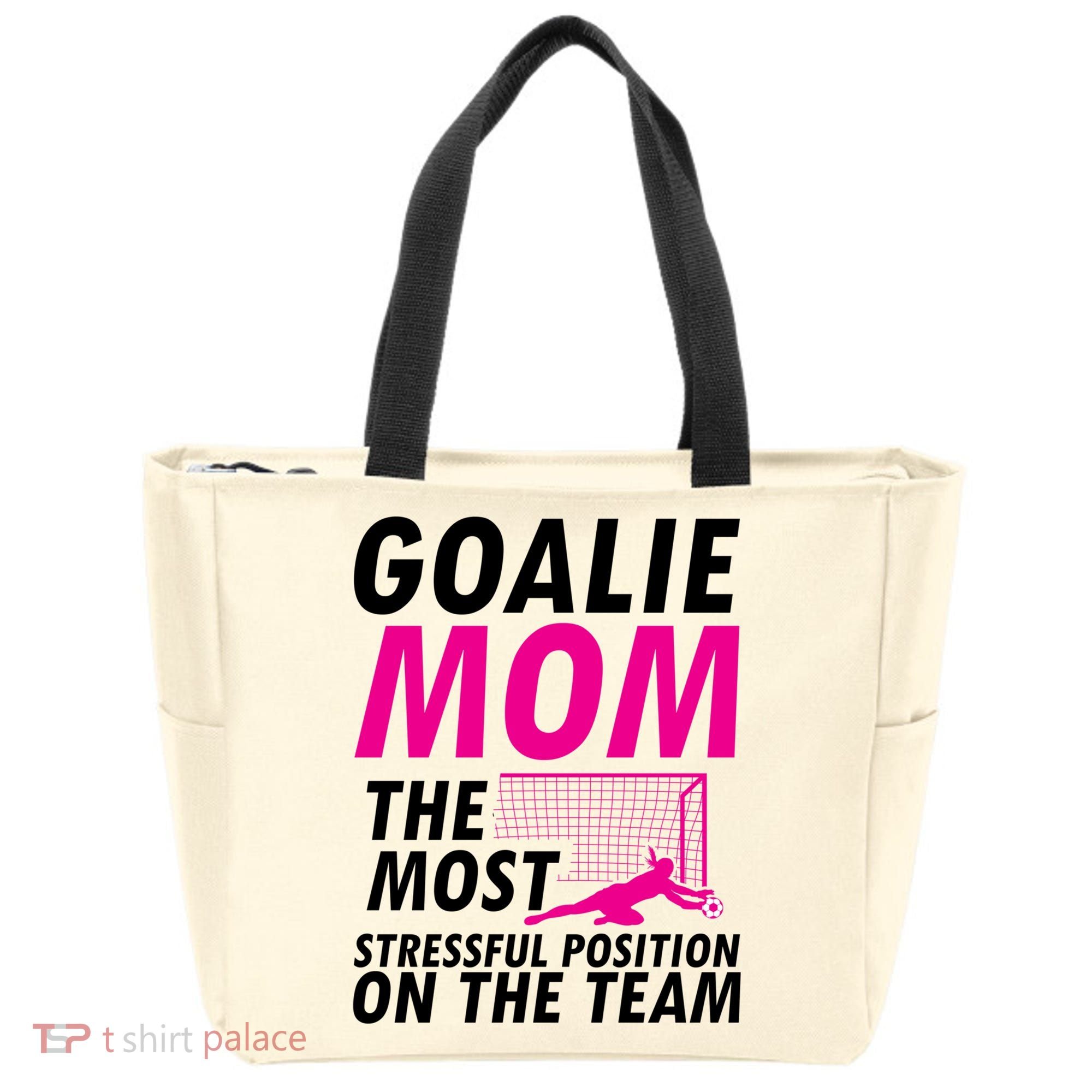 Mom Soccer Goalie Keeper Soccer Mom Meaningful Gift Tote Bag