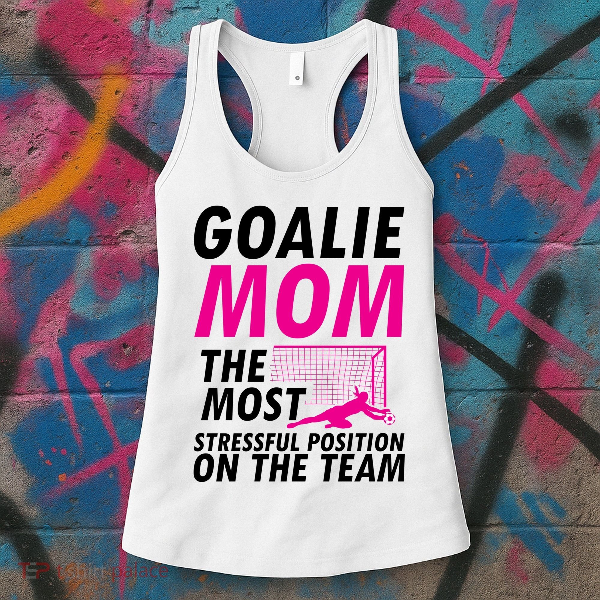 Mom Soccer Goalie Keeper Soccer Mom Meaningful Gift Women's Tank Top