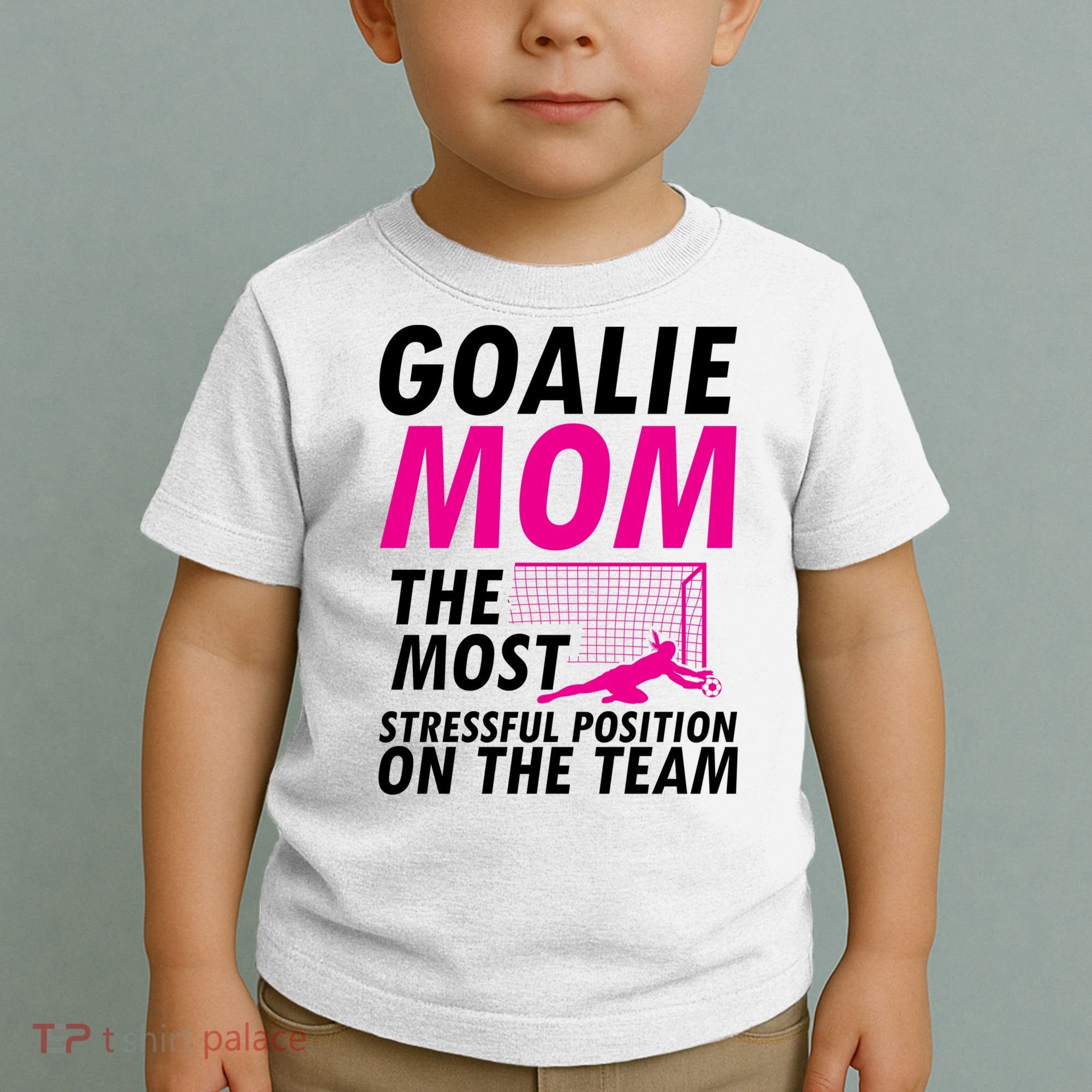 Mom Soccer Goalie Keeper Soccer Mom Meaningful Gift Toddler T-Shirt
