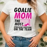 Mom Soccer Goalie Keeper Soccer Mom Meaningful Gift Women's T-Shirt thumb 2
