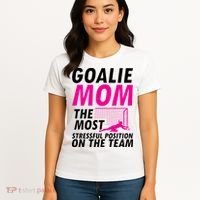 Mom Soccer Goalie Keeper Soccer Mom Meaningful Gift Women's T-Shirt thumb 4